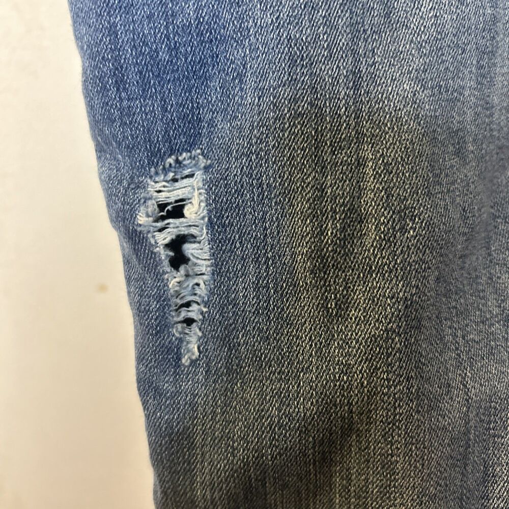 Sundance Womens Jeans Primrose Mid Rise Crop Boho Distressed Blue 29 Flawed - Picture 3 of 16